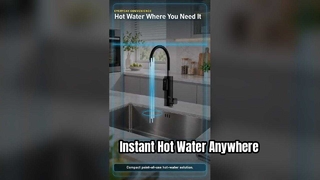 Sofortiger elektrischer Warmwasserbereiter, Wasserhahn, schnelles Warmwasser