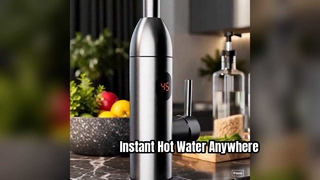 Sofortiger Warmwasserhahn mit LED-Digitalanzeige