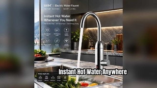 220V 3300W Waschbecken Heizkran mit Temperaturanzeige Instant Instant Warmwasserbereiter Wasserhahn Küche