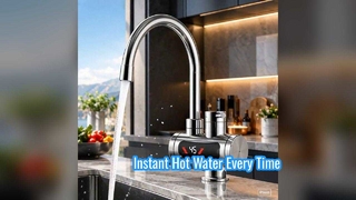 Sofortiges Warmwasser-Elektro-Wasserhahn-Digitaldisplay