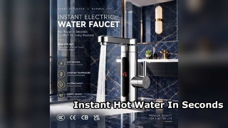 Sofortiger Warmwasserhahn, LED-Digitalanzeige, 3300 W