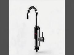 Sofortiger Warmwasser-Küchenhahn, Edelstahl-Wasserhahn, elektrische Wasserventile
