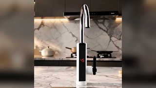 Sofortiger Warmwasserhahn, LED-Temperaturanzeige, Küchentechnik