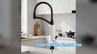 Sofortige kalkfreie Lösung für den Heißwasserhahn in der Küche