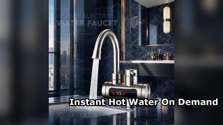Sofortiger Warmwasserhahn aus Edelstahl für Badezimmer