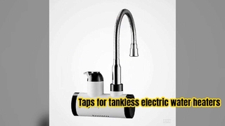 Elektrischer Badezimmerhahn für sofortiges WarmwasserMaterialien, Wasserhähne für elektrische Warmwasserbereiter Wasserhähne mit sofortiger Erwärmung